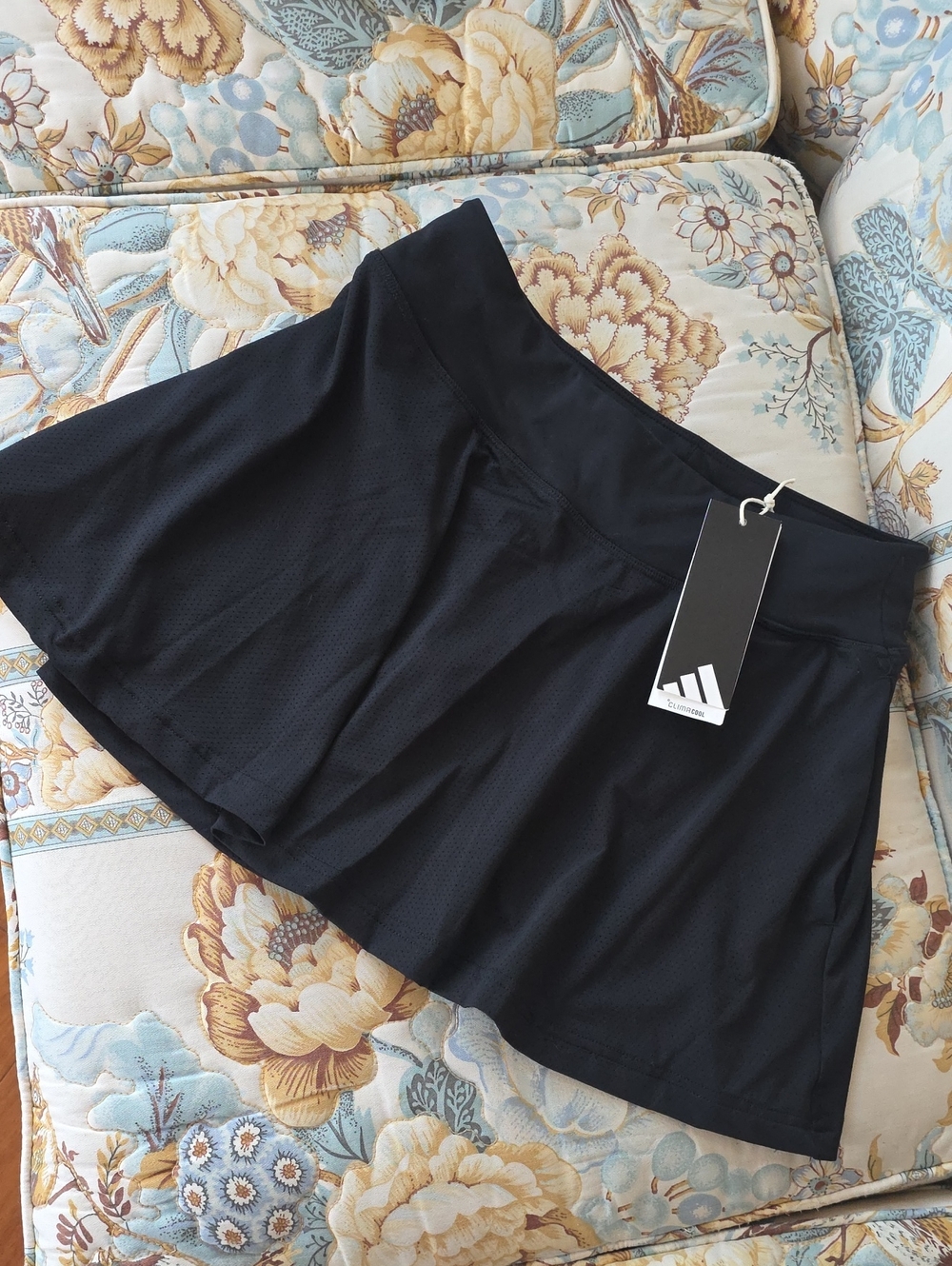 NWT Adidas Black Women's Athletic Skirt with Logo Tag